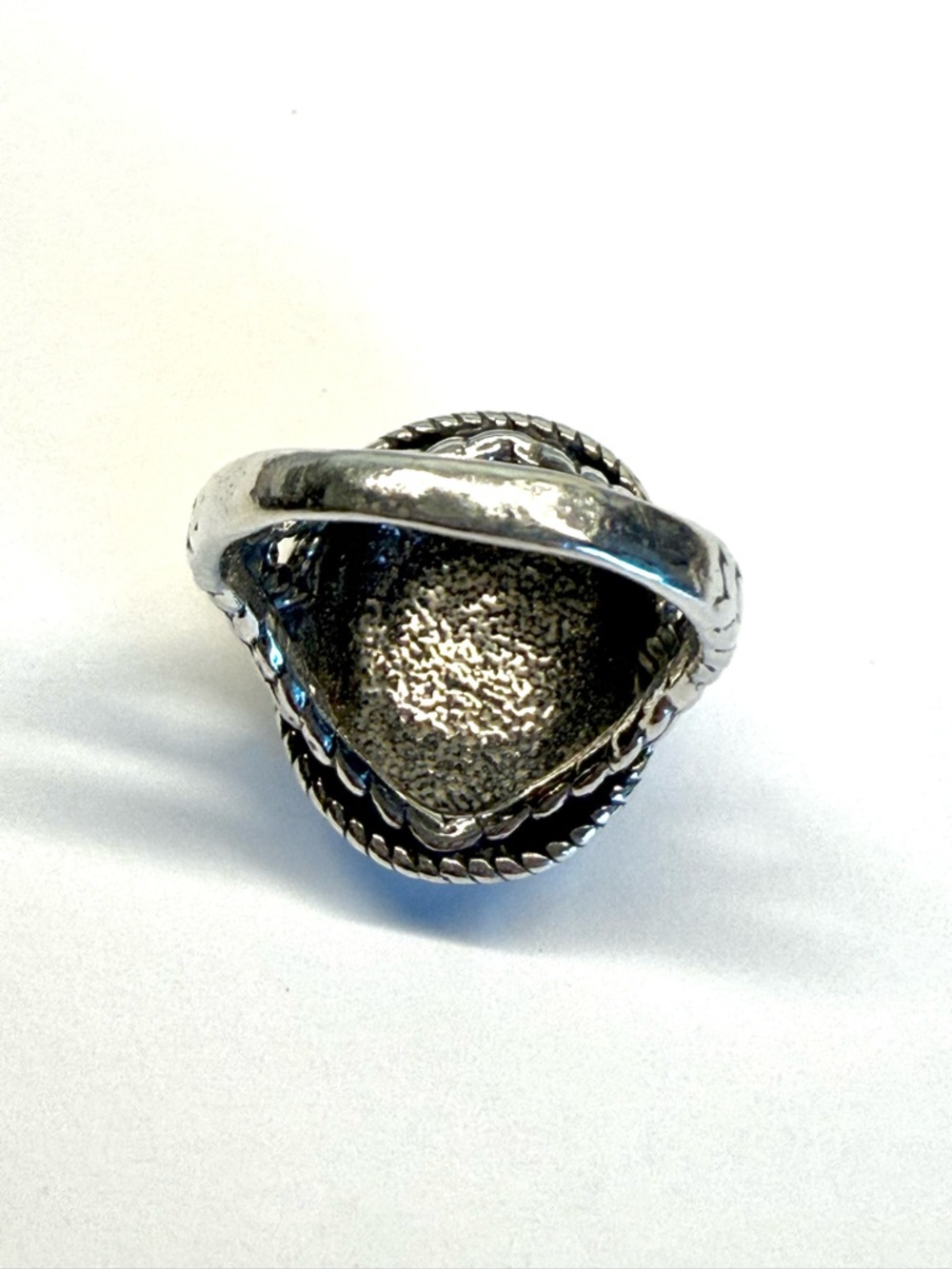 Silpada “Big Presence” Sterling Silver Dome Ring Sz 9 Statement Bold - Picture 3 of 7